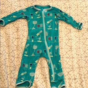 KicKee Pants Chemistry Zipup Size 3-6M